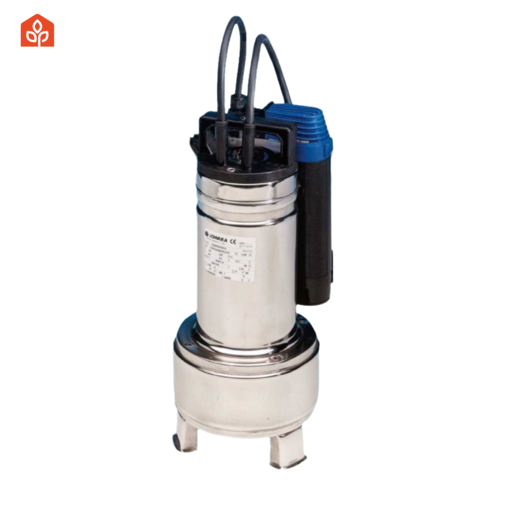 Bomba sumergible con flotador