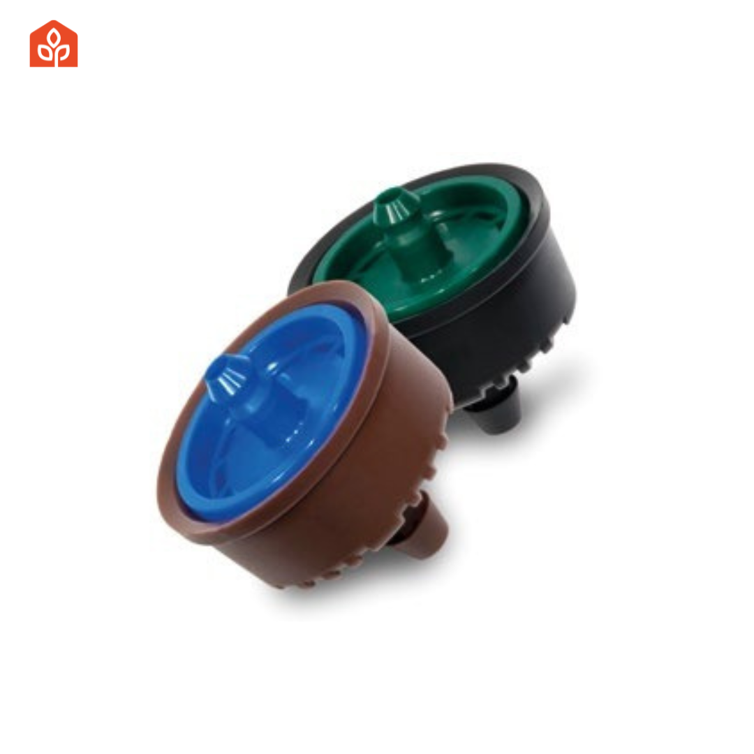 Gotero pinchado autocompensante y antidrenante