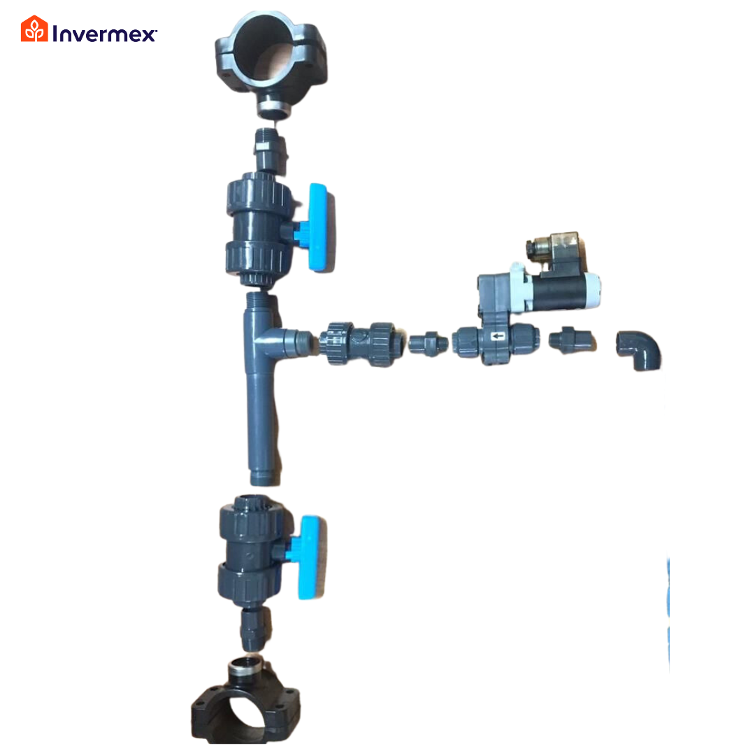Injection arm with fip valve