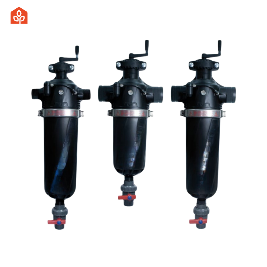 Filtro semiautomático de malla